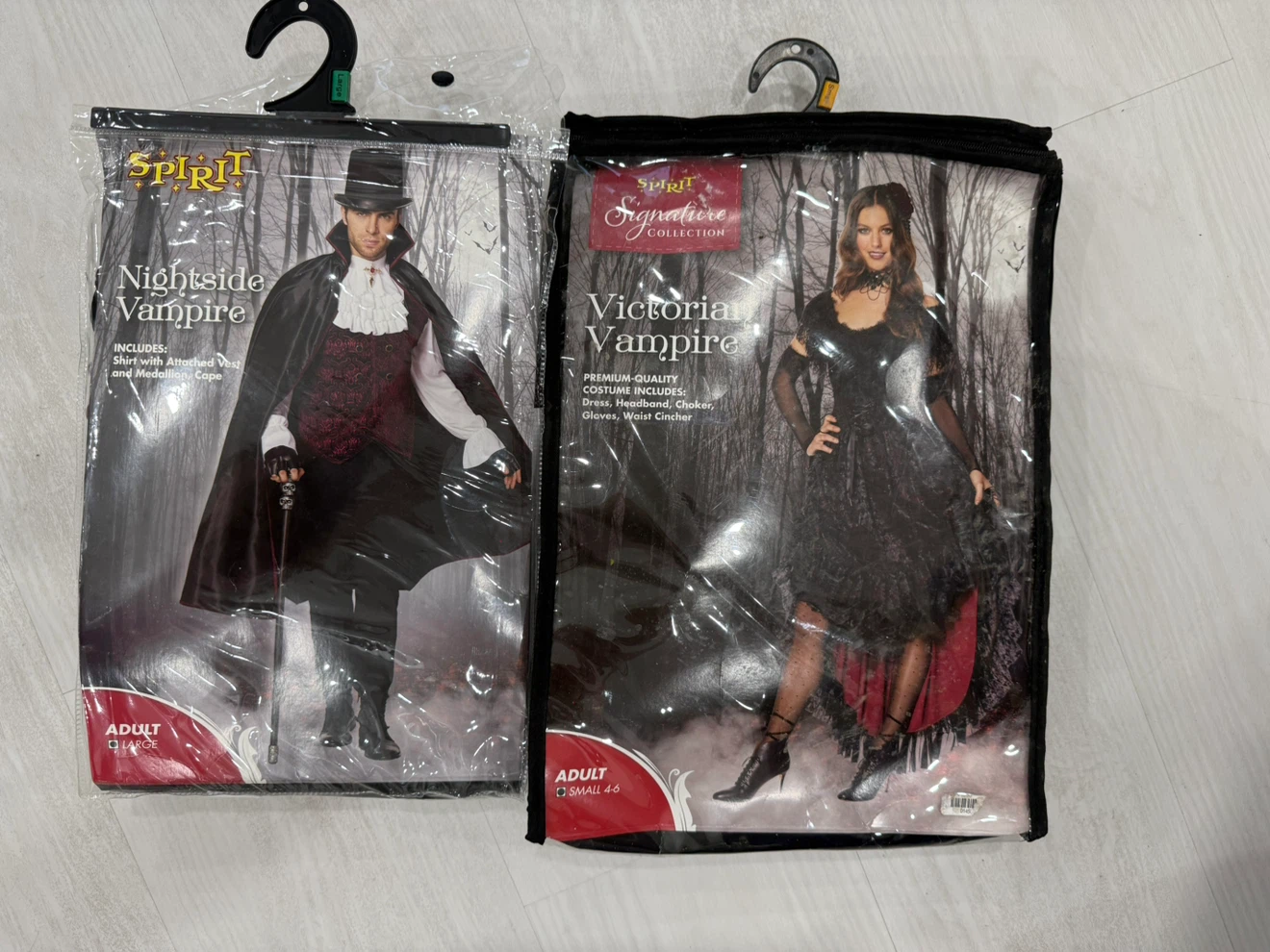 Spirit combo Vampire Costume - Adult Large