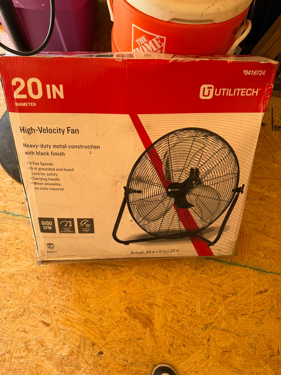 Utilitech 20-Inch High-Velocity Fan