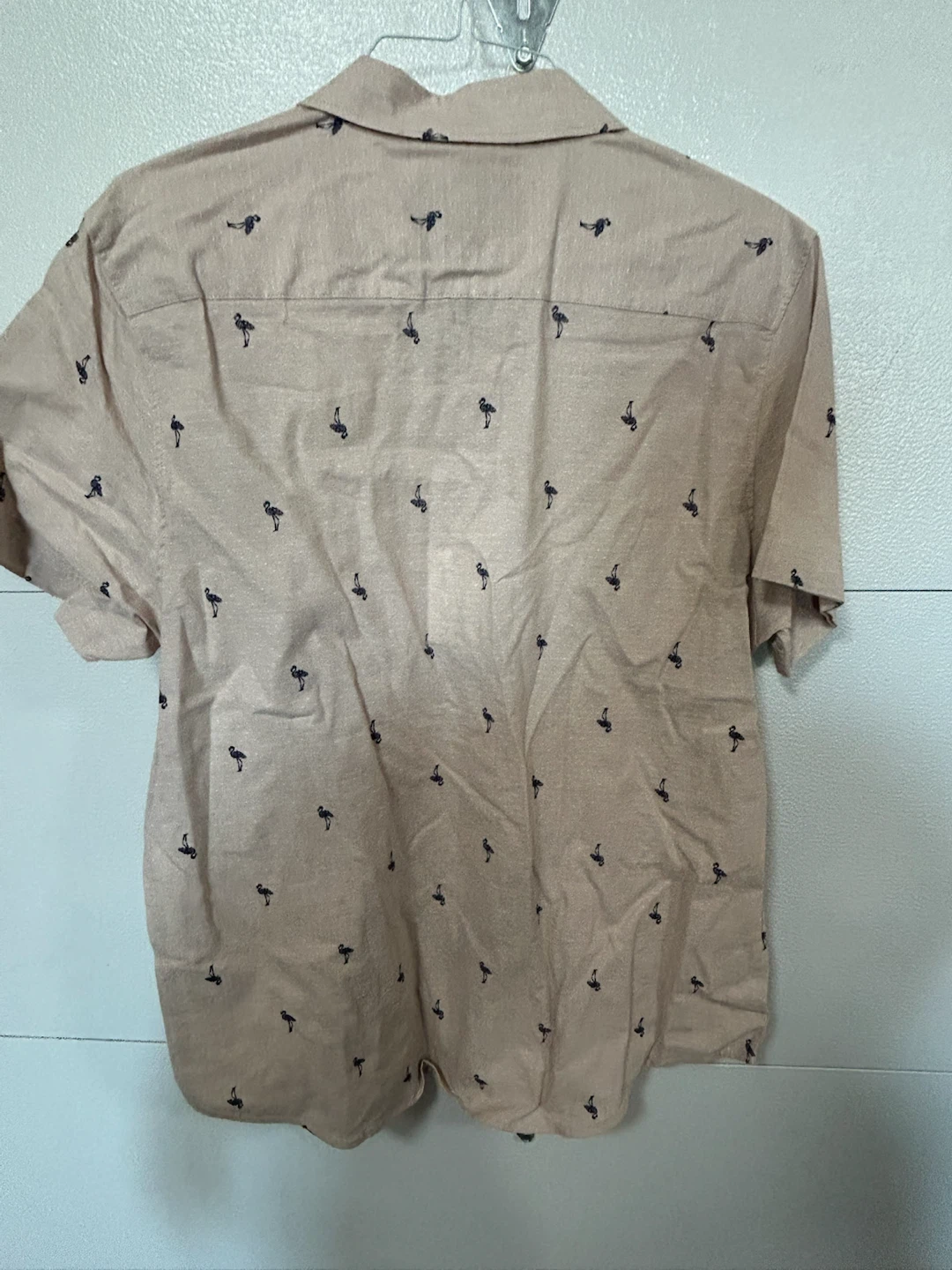 Jay Y. Ko Studio Flamingo Print Short Sleeve Shirt L/G - photo 5