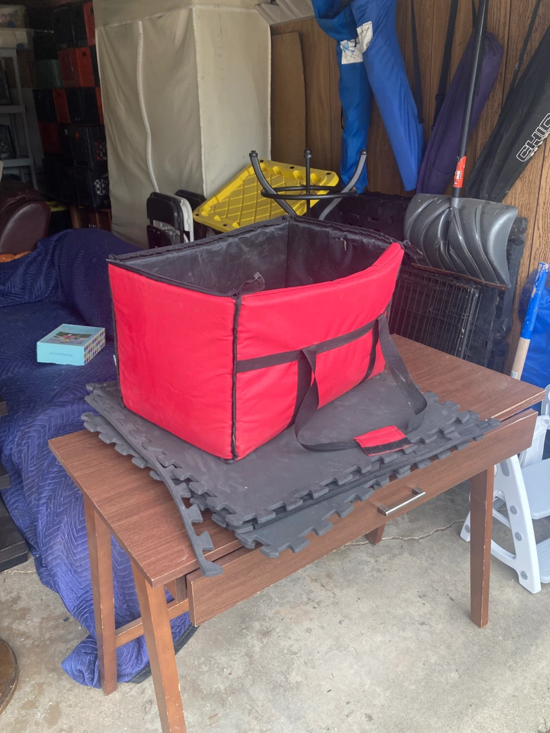 Red Insulated Cooler Bag