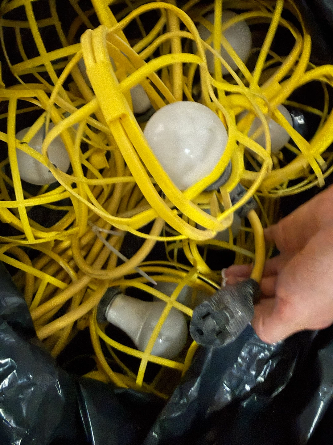 Yellow String Work Lights - photo 2