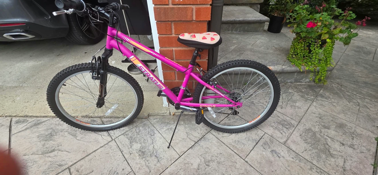 Pink Kids Mountain Bike - 24 Inch