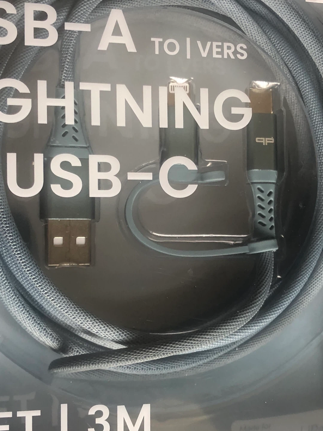 NEW Charging Cord  2-in-1 USB-A to Lightning & USB-C - photo 4