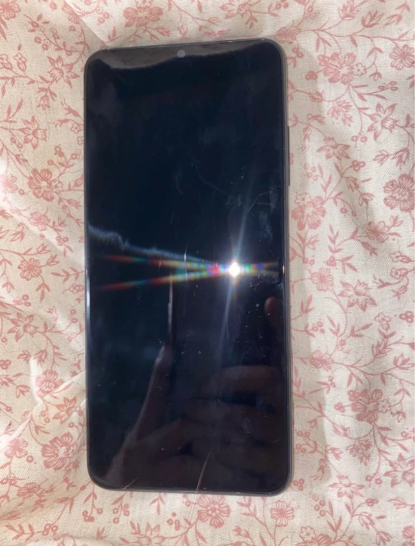 Black Samsung Galaxy A03s smartphone - photo 2