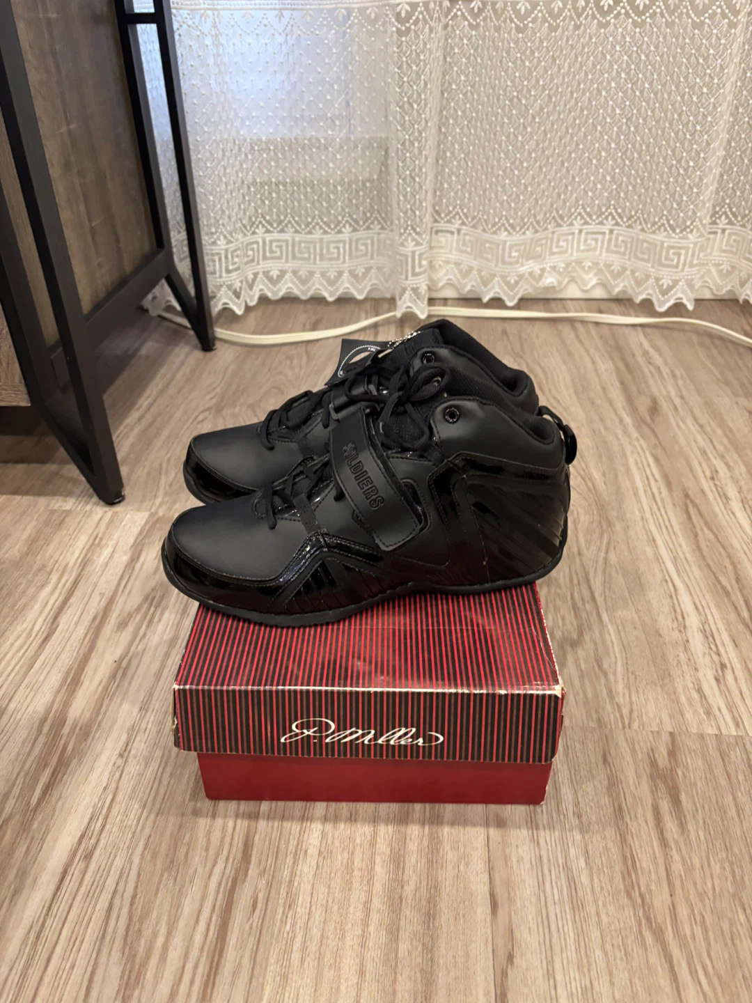 P. Miller "Heart of Soldiers" Black High-Top Sneakers - photo 3
