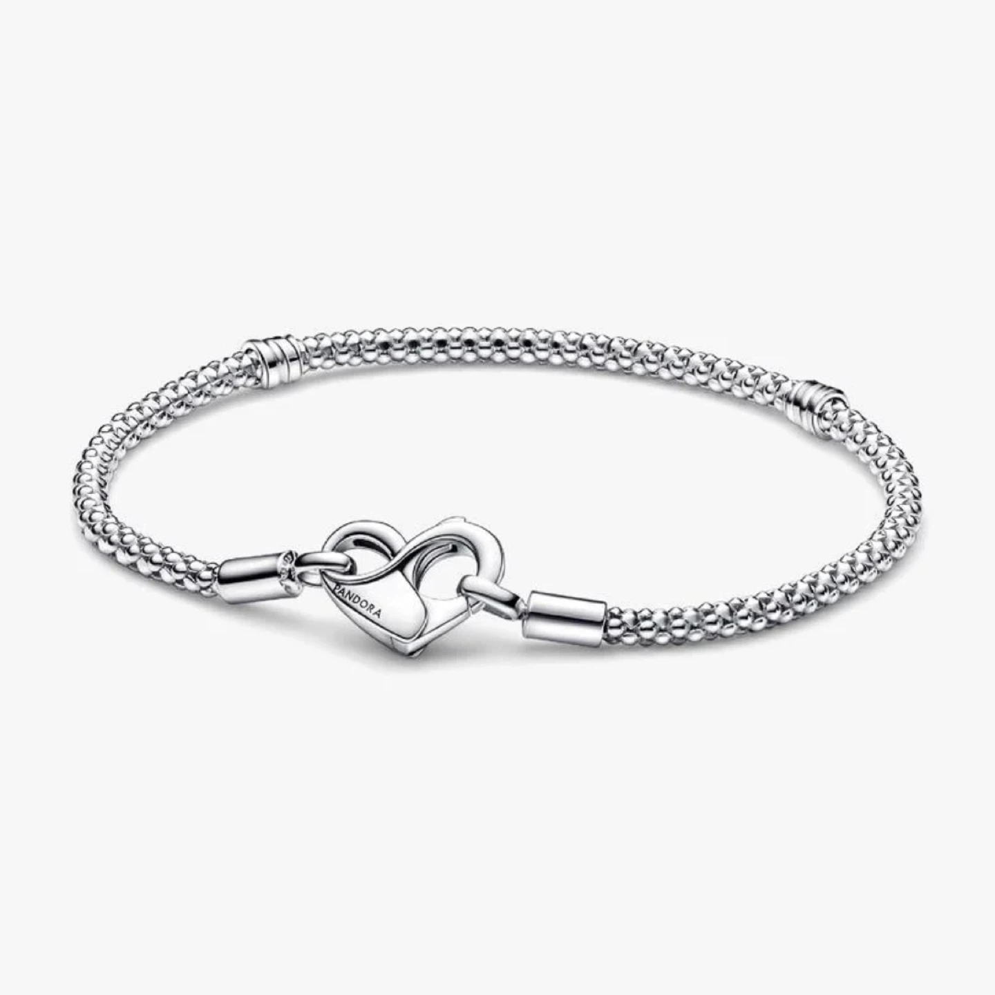 Pandora Sterling Silver Heart Clasp Bracelet
