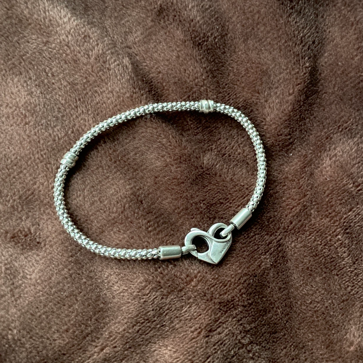 Pandora Sterling Silver Heart Clasp Bracelet - photo 2