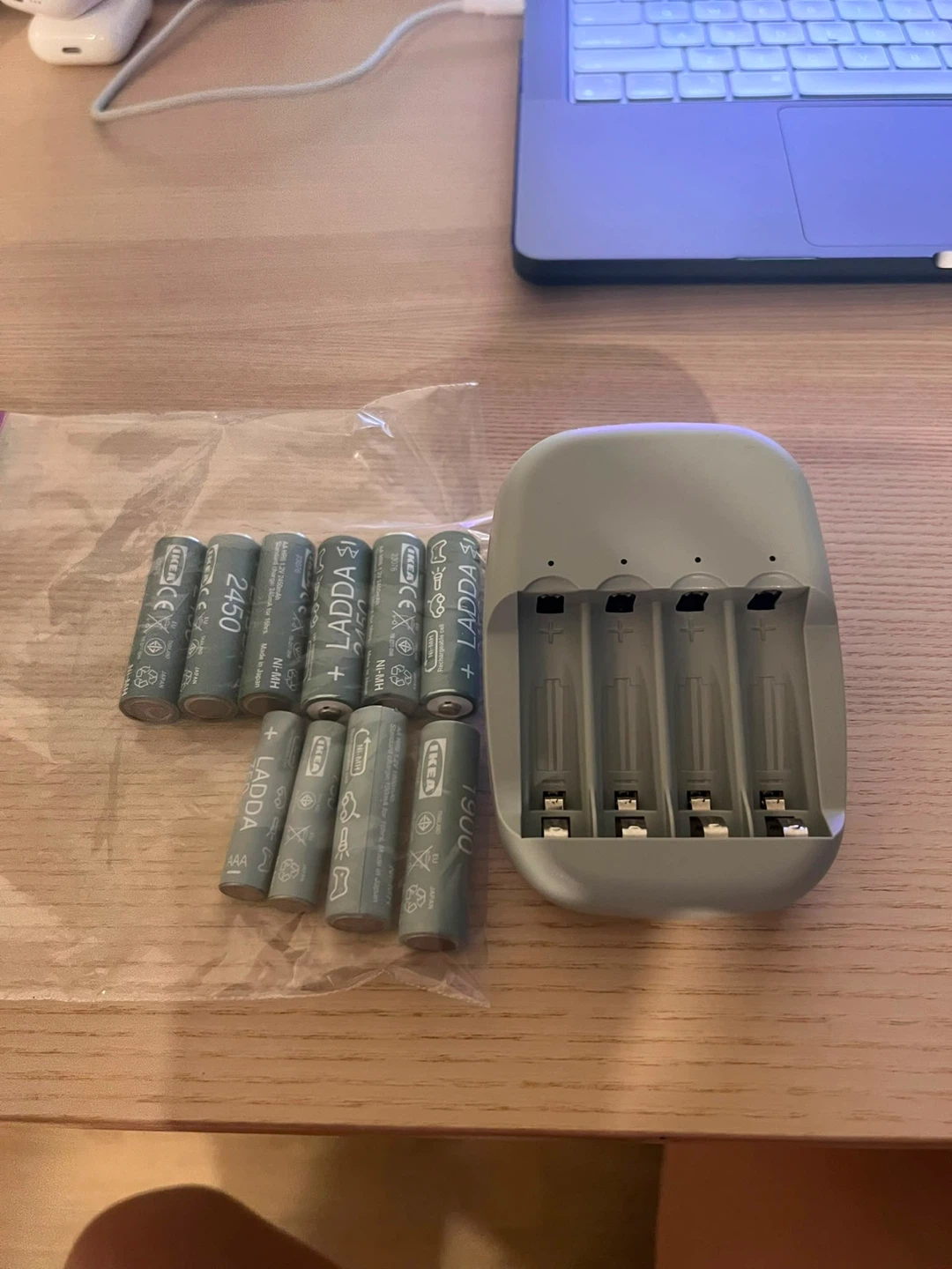 IKEA  Rechargeable Batteries with Charger