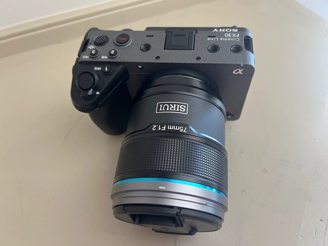 Sony Cinema Line FX30 Camera with Sirui 75mm f/1.2 Lens - photo 3