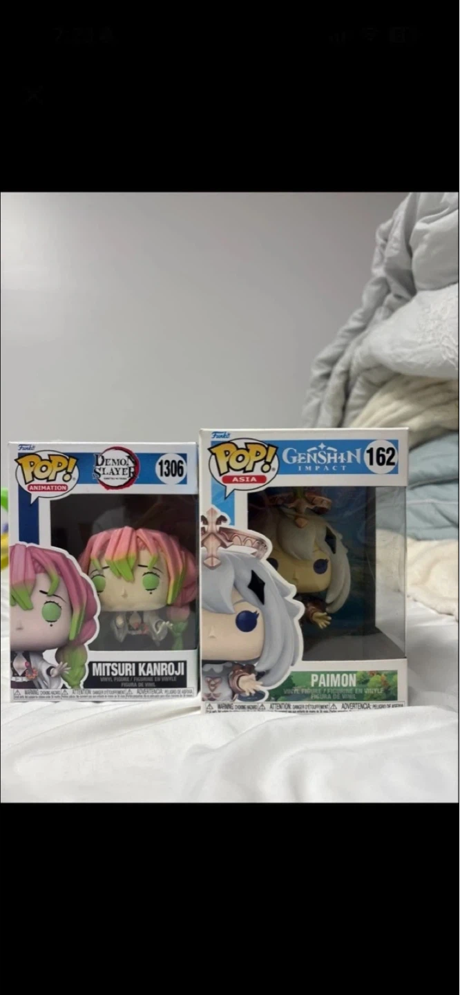 Funko Pop! Demon Slayer Mitsuri Kanroji & Genshin Impact Paimon