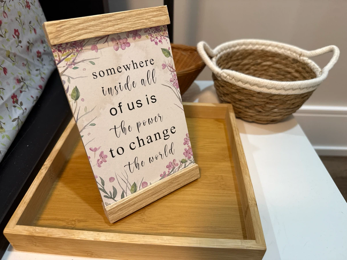 Set of baskets and tray with frame - photo 2
