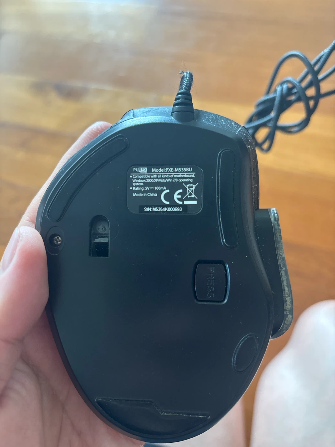 PUREX PXE-M535BU USB Computer Mouse - photo 2