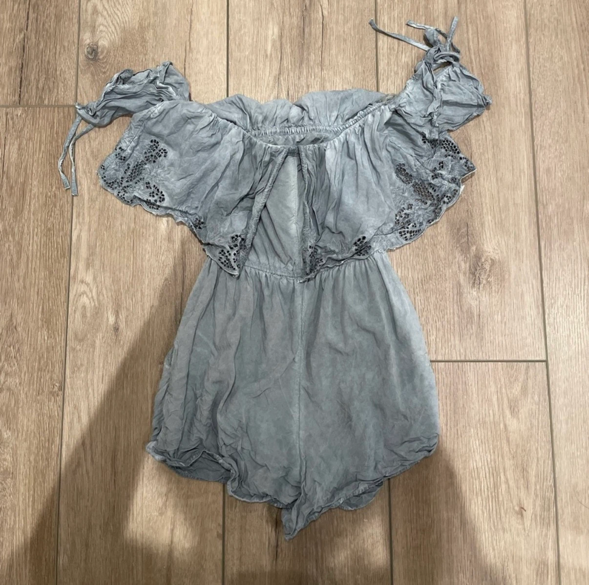 A&E Teal Blue Romper (XS) - photo 2
