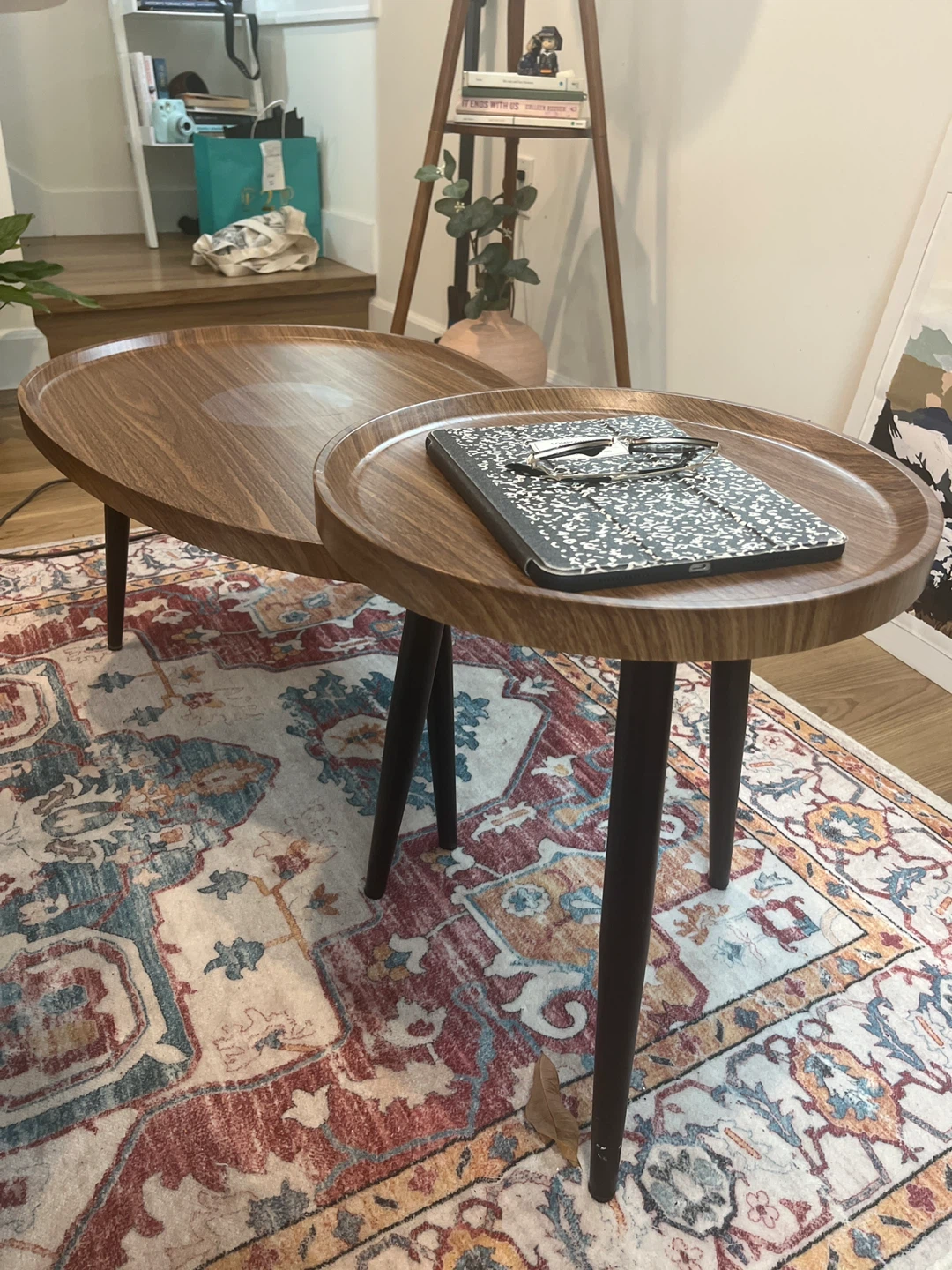 Wood Nesting Side Tables (Set of 2)