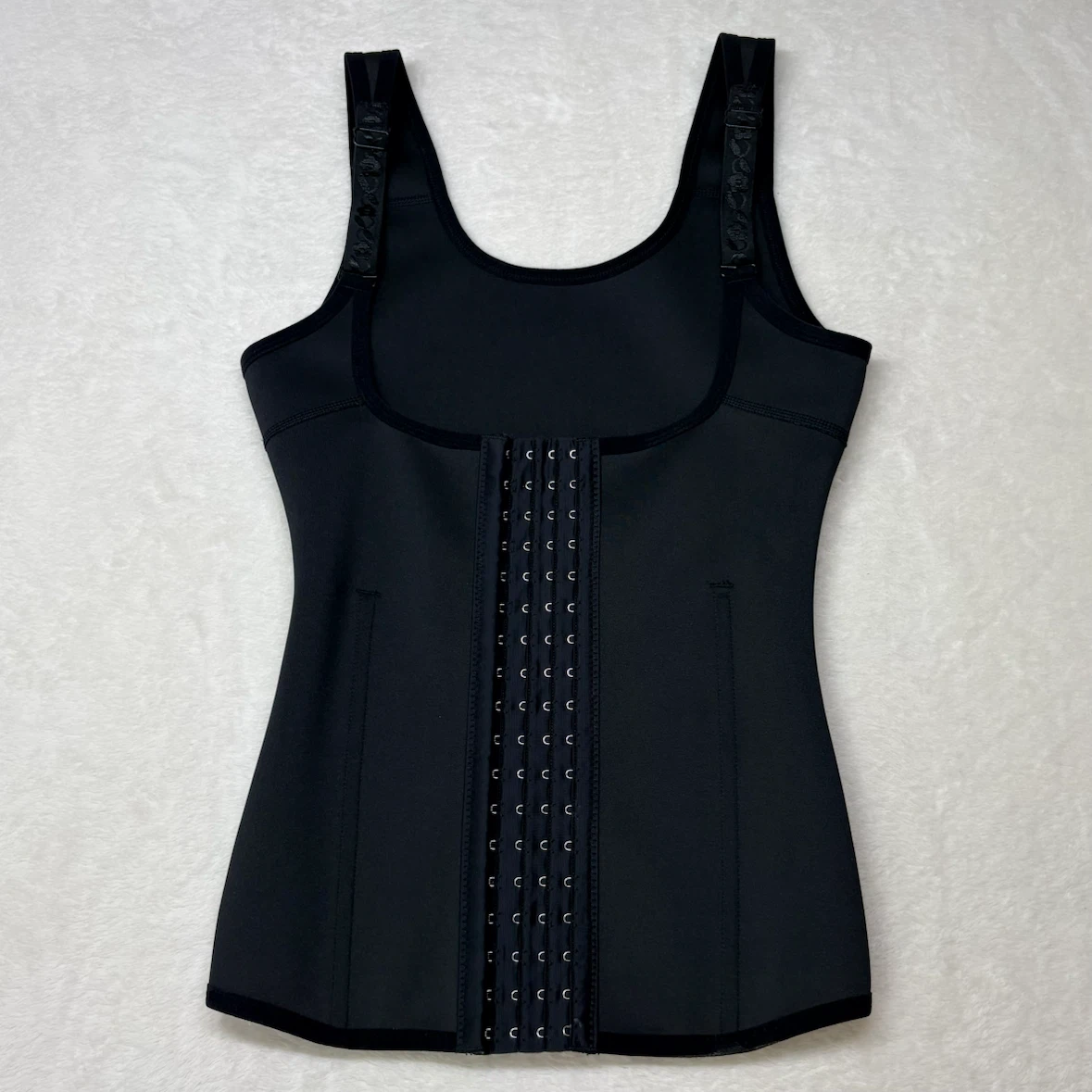 Black Under Bust Shapewear Corset Hook Eye Closure Size S - photo 2
