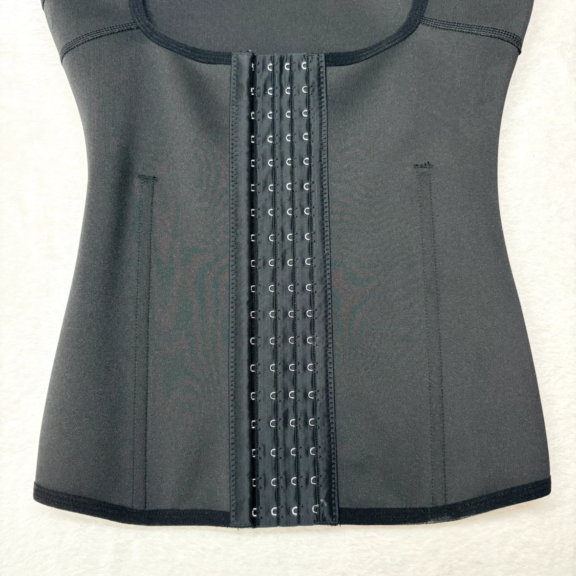 Black Under Bust Shapewear Corset Hook Eye Closure Size S - photo 3