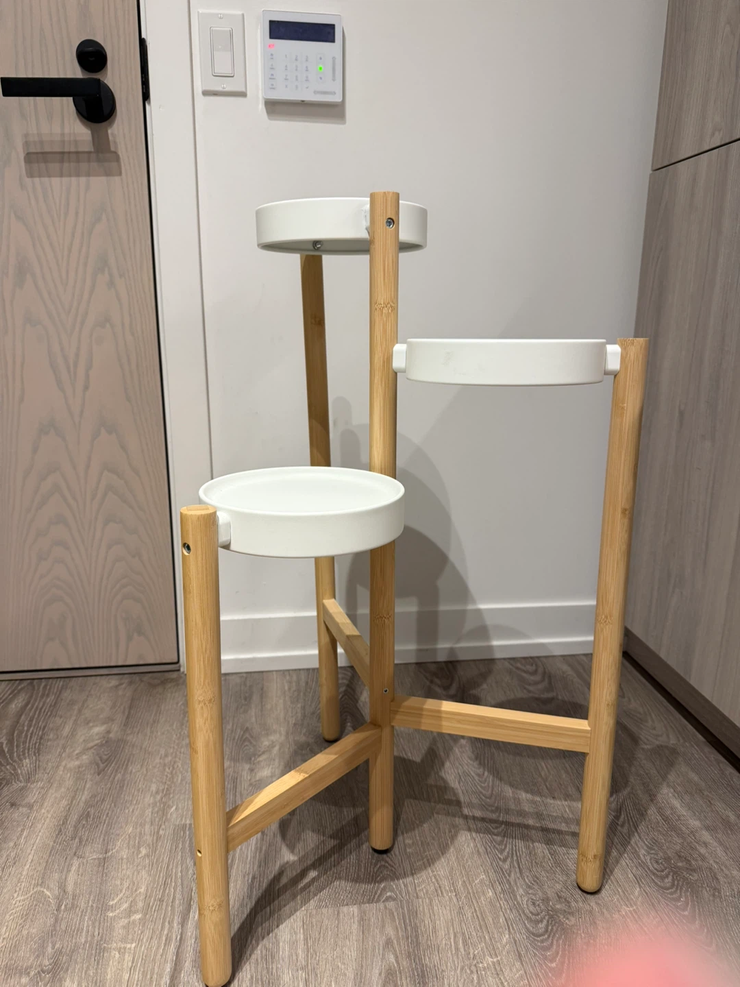 IKEA SATSUMAS 3 tier bamboo plant stand