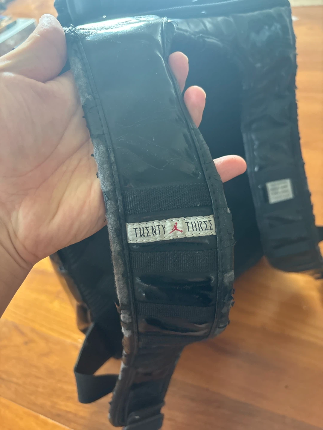 Black Jordan "23" Backpack so old - photo 5