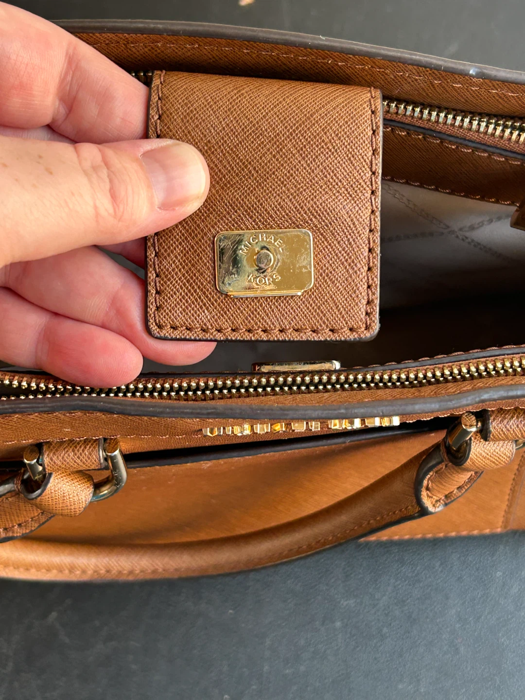 Michael Kors Brown Leather Satchel Handbag - photo 3