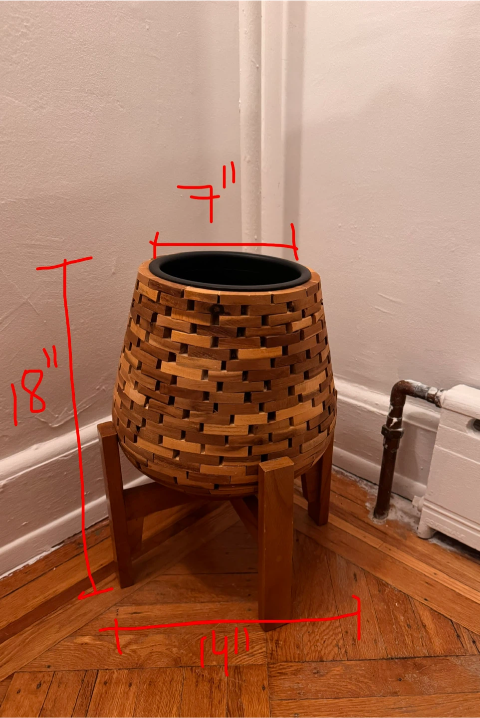 Plant pot with stand - photo 2