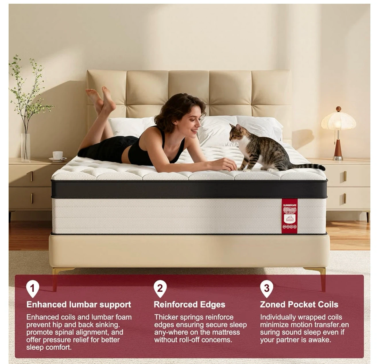 SlumberCare Medium Plush Feel Mattress - photo 2