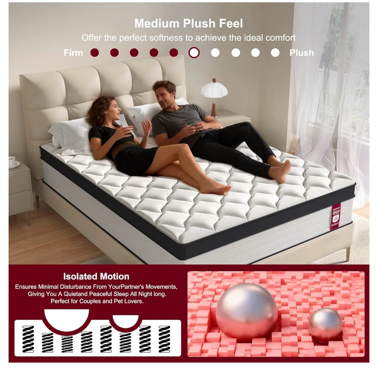 SlumberCare Medium Plush Feel Mattress - photo 4