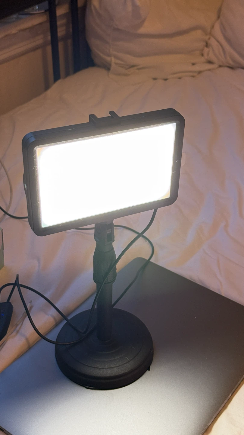 LED light with stand