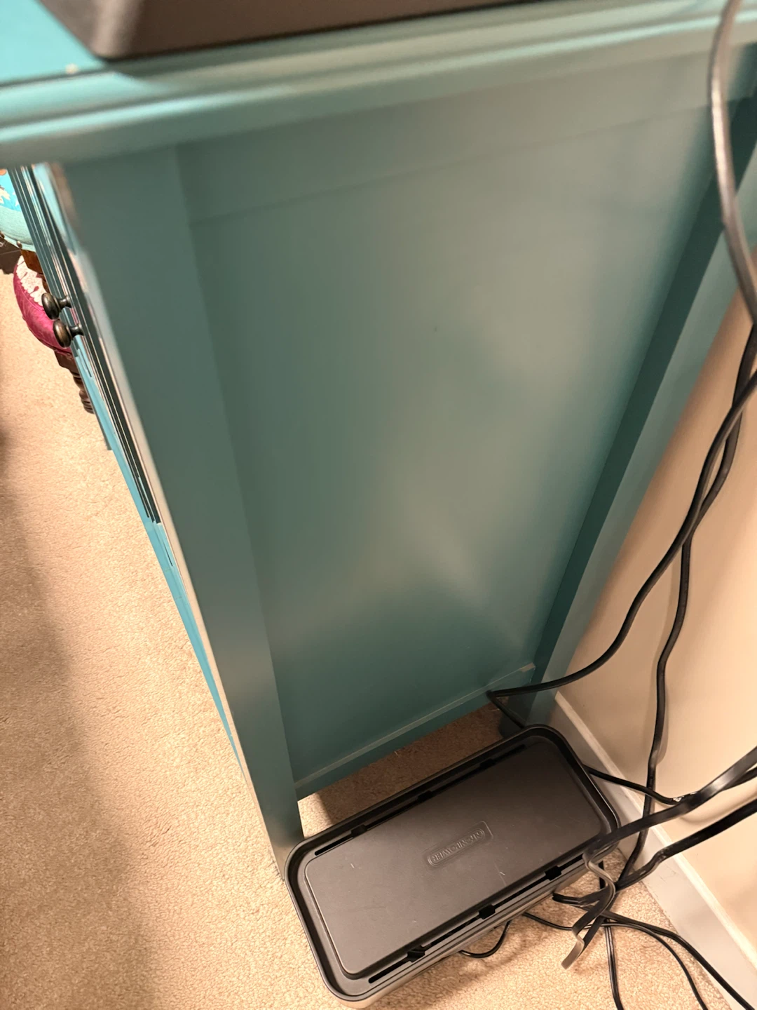 Teal Table with Glass Doors - photo 2