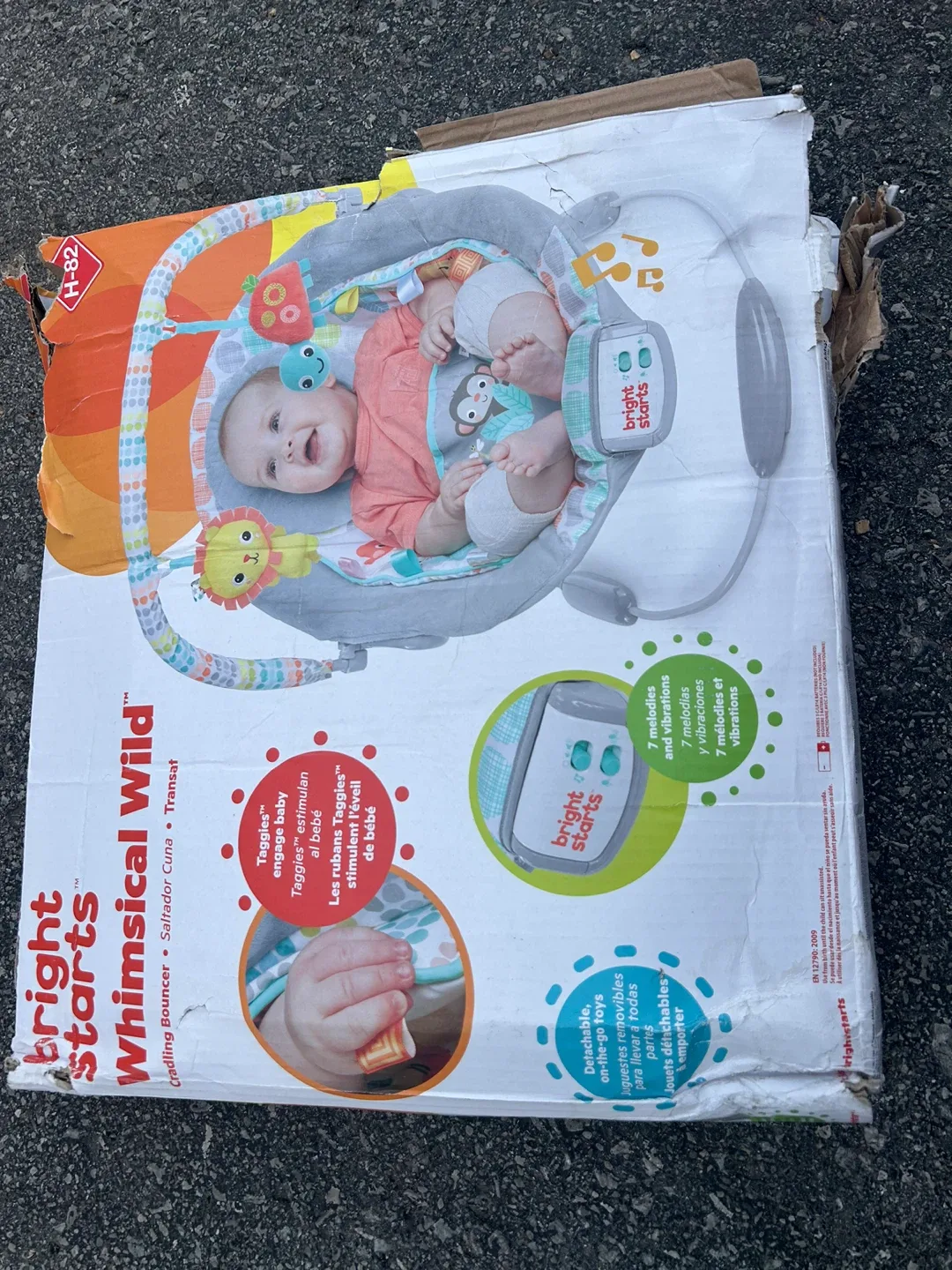 Bright Starts Whimsical Wild Cradling Bouncer