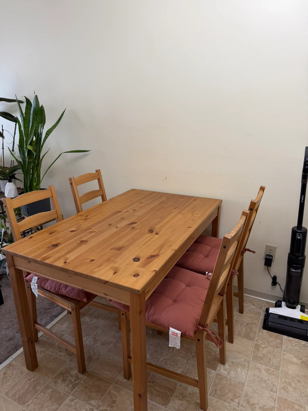 Wooden Dining Table and Chairs - photo 3
