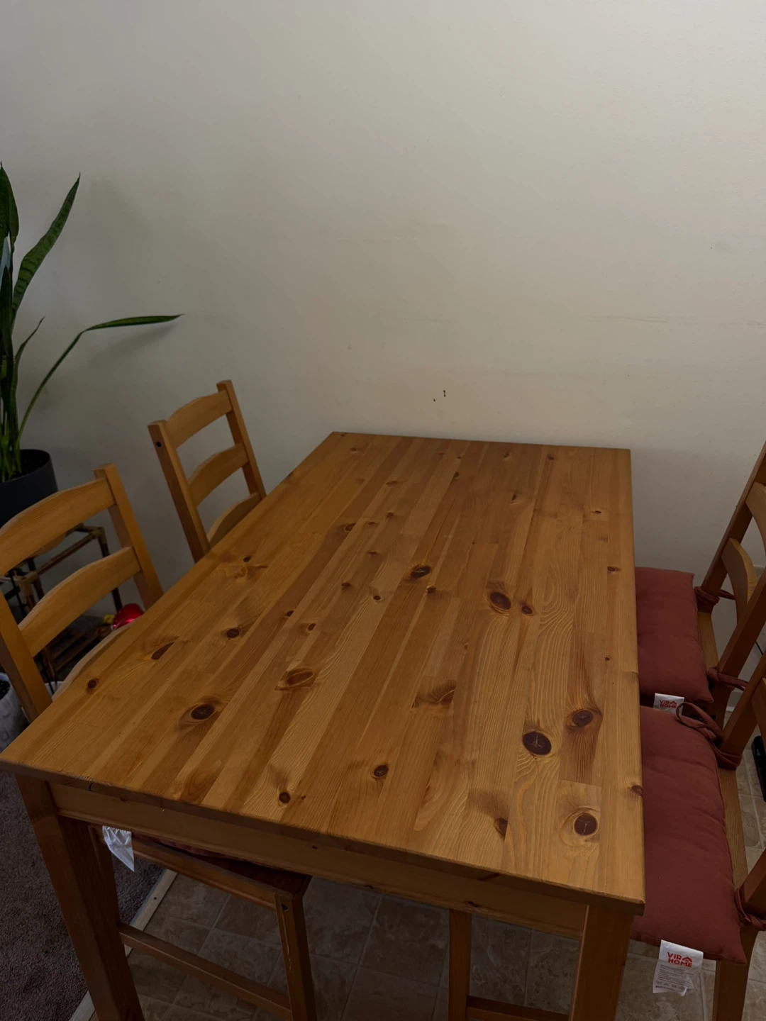 Wooden Dining Table and Chairs - photo 5