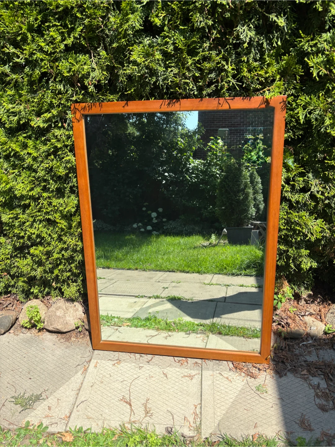 MCM Walnut Mirror - photo 2