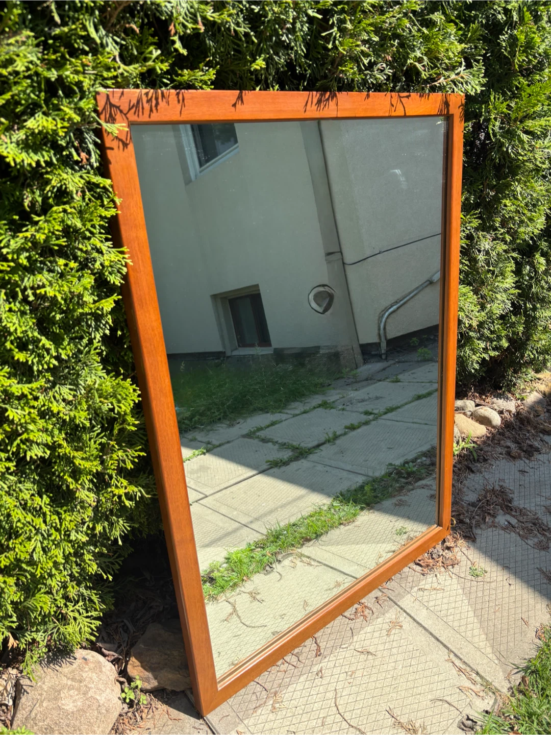 MCM Walnut Mirror - photo 3