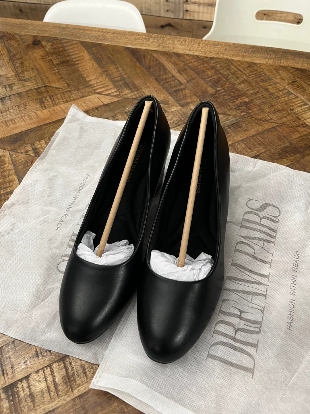 Dream Pairs black block heel pumps size 11