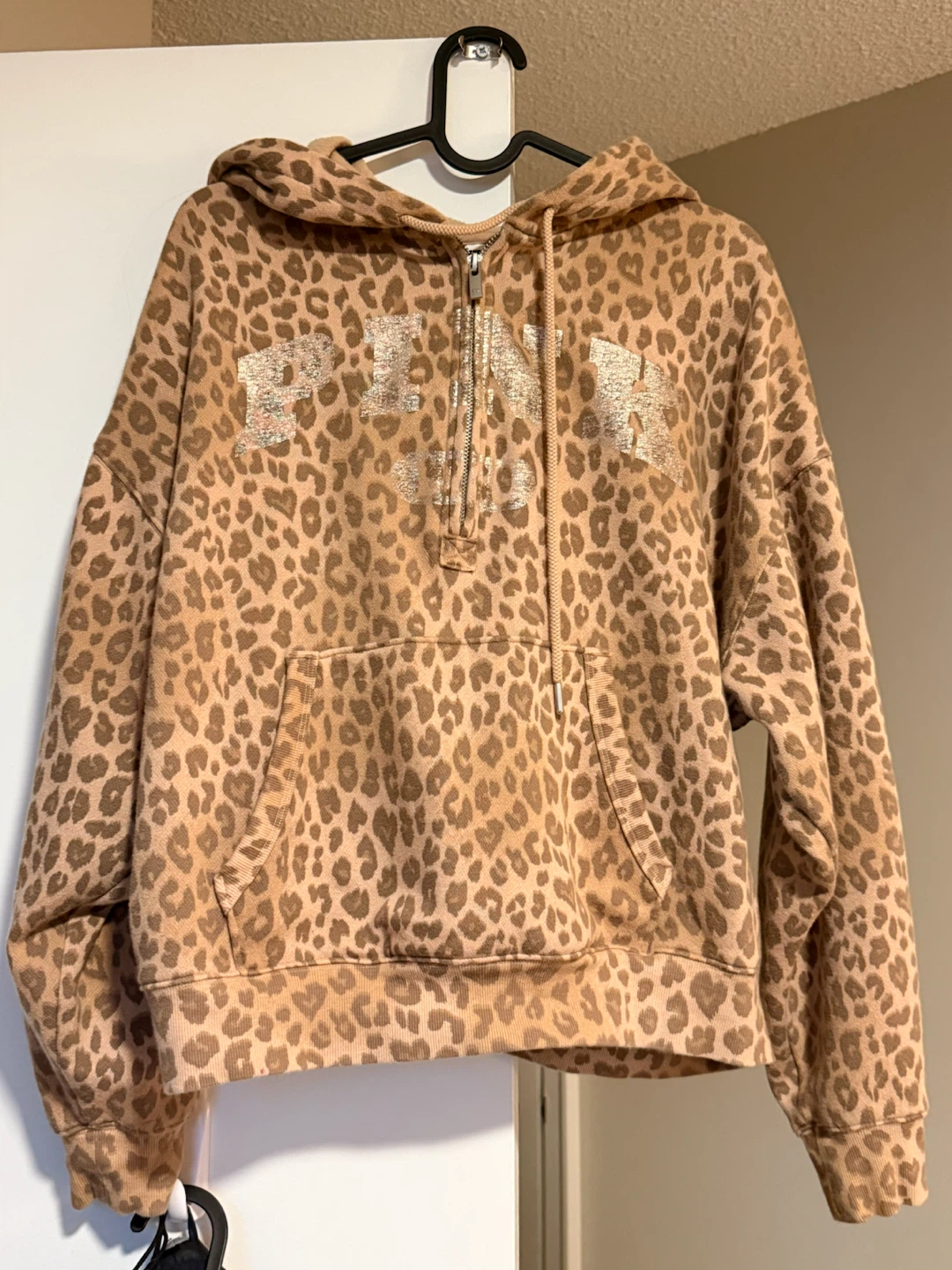 PINK Victoria's Secret Leopard Print Hoodie