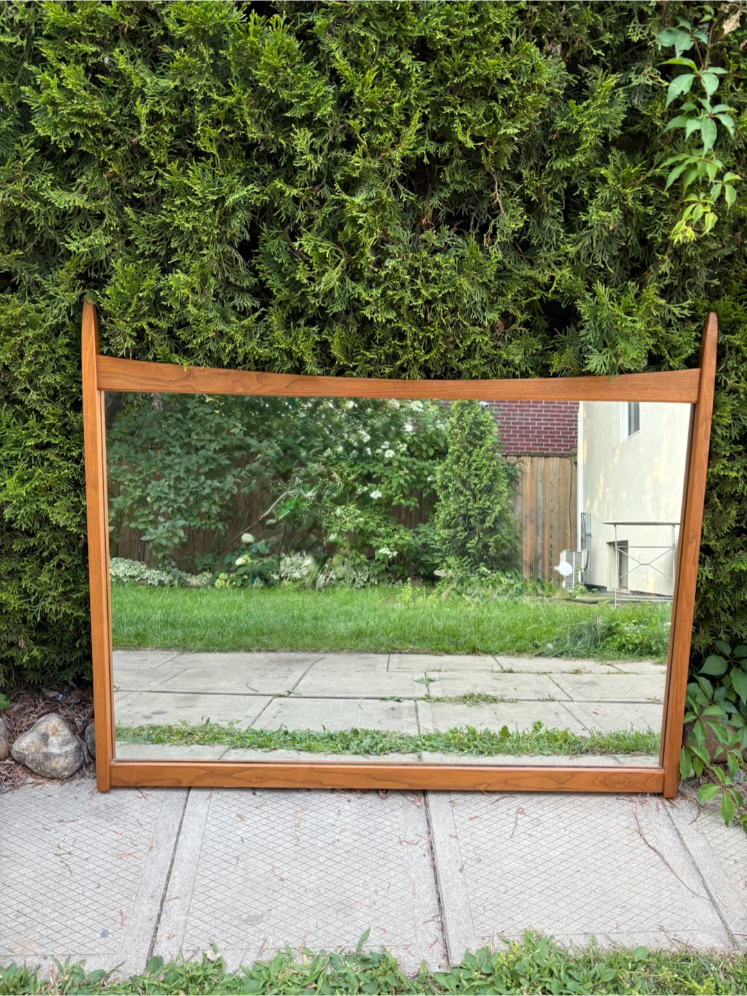 MCM Walnut Mirror - photo 2