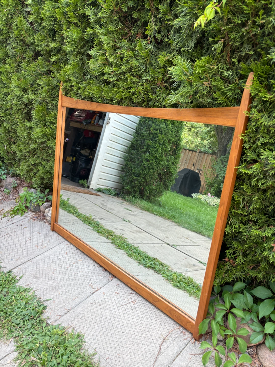 MCM Walnut Mirror - photo 3