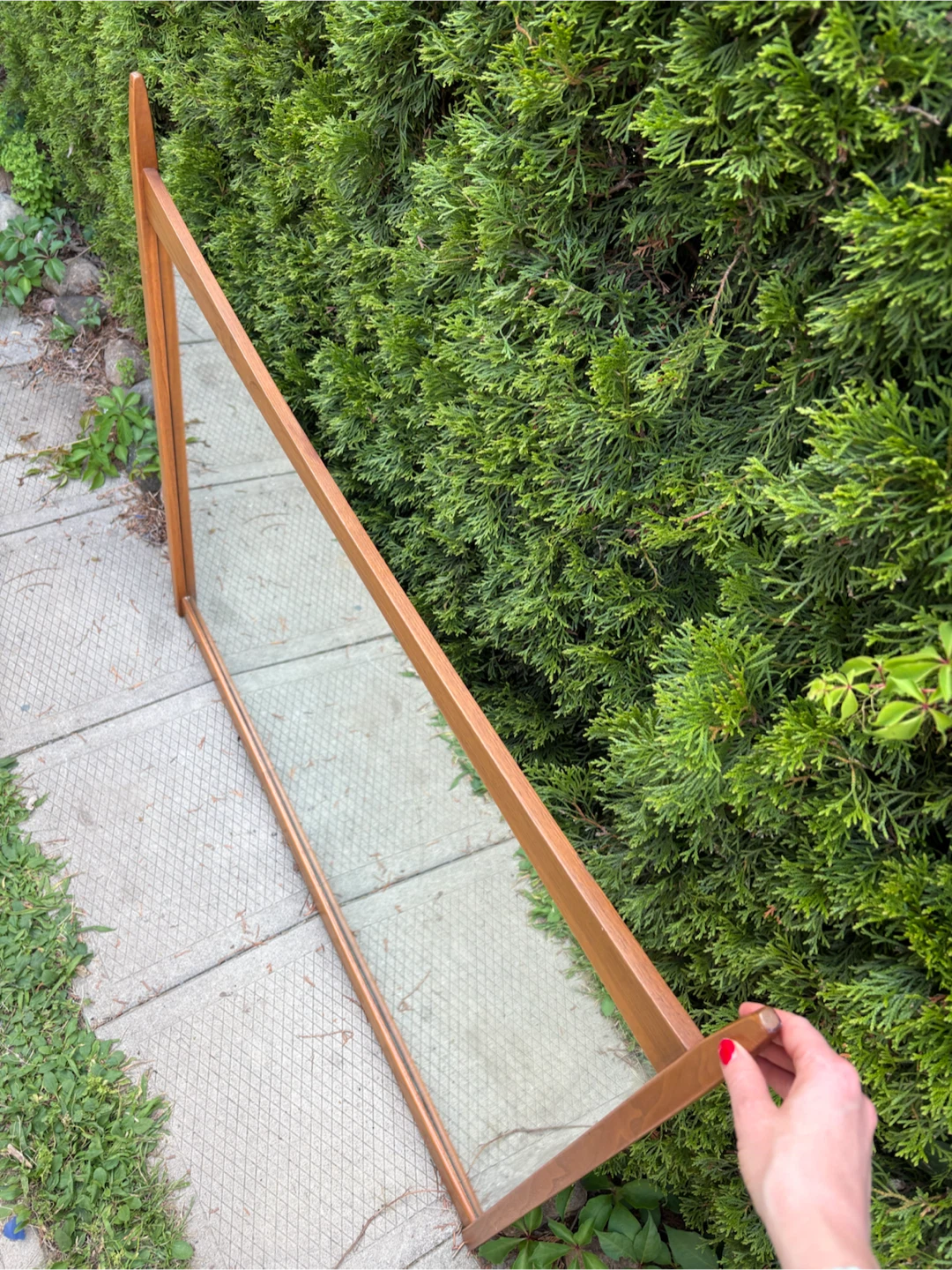 MCM Walnut Mirror - photo 4