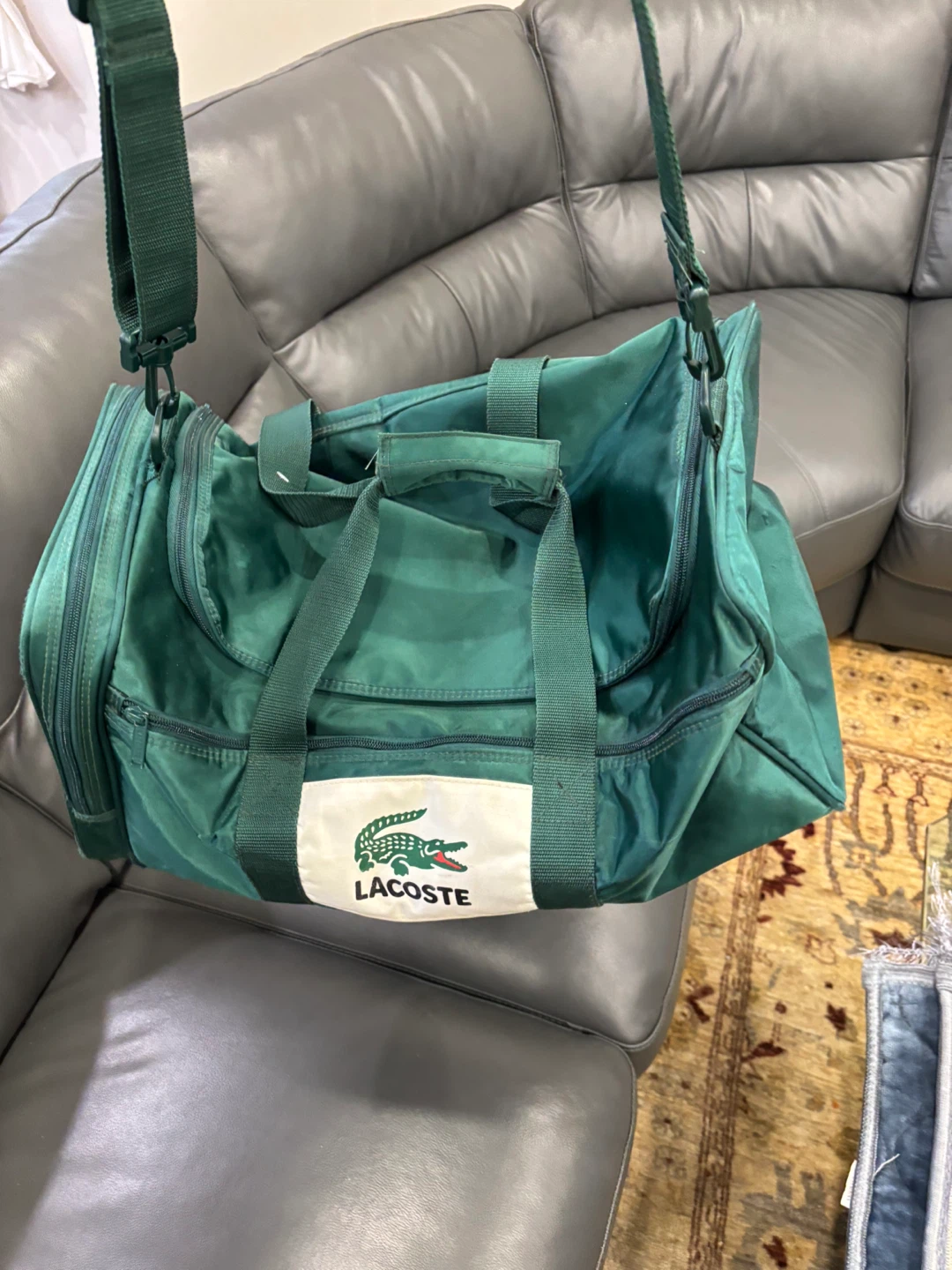 Green Lacoste Duffel Bag - photo 3