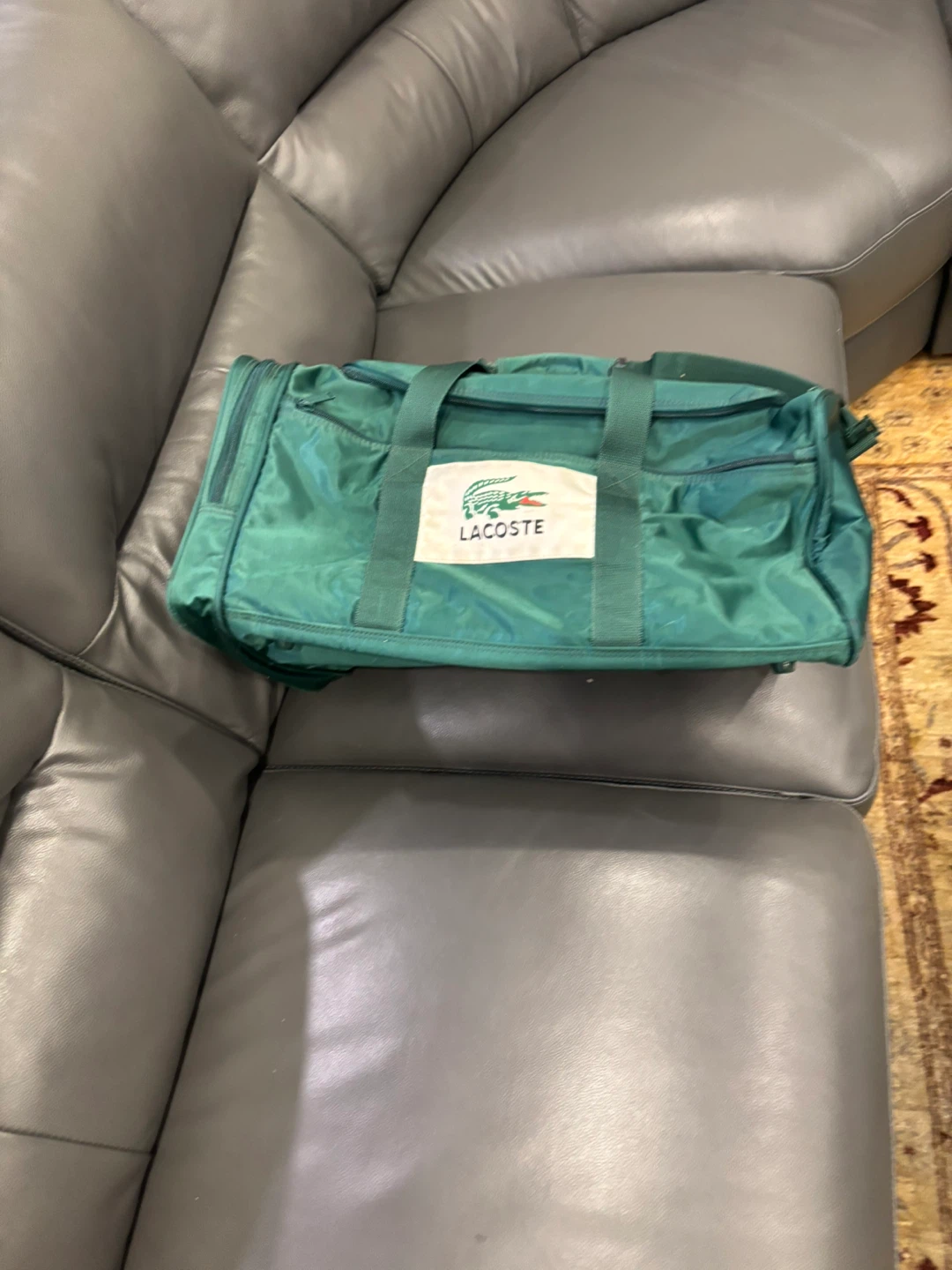 Green Lacoste Duffel Bag - photo 5
