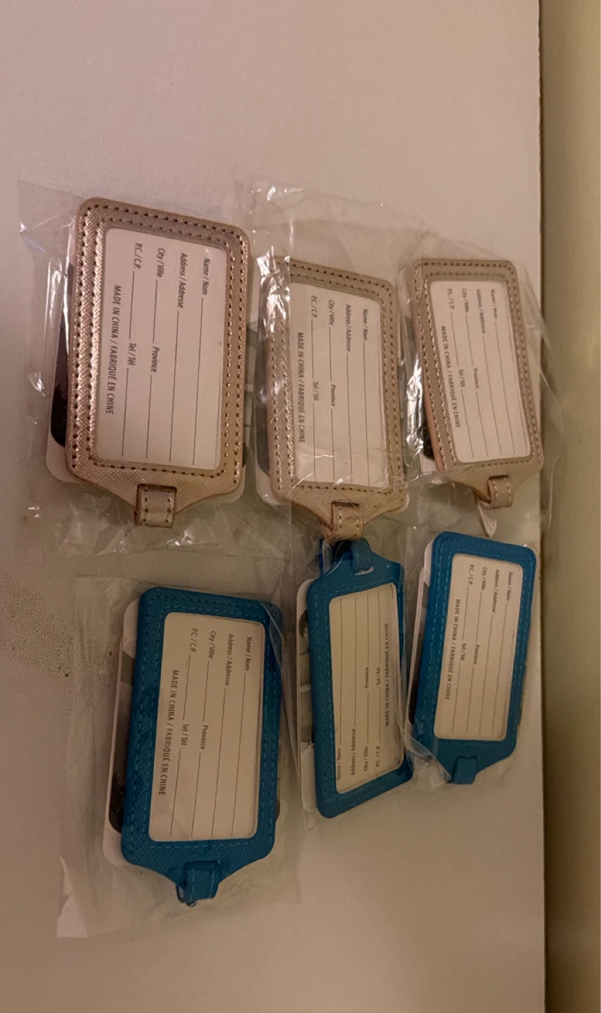 6 ID/Luggage Tags