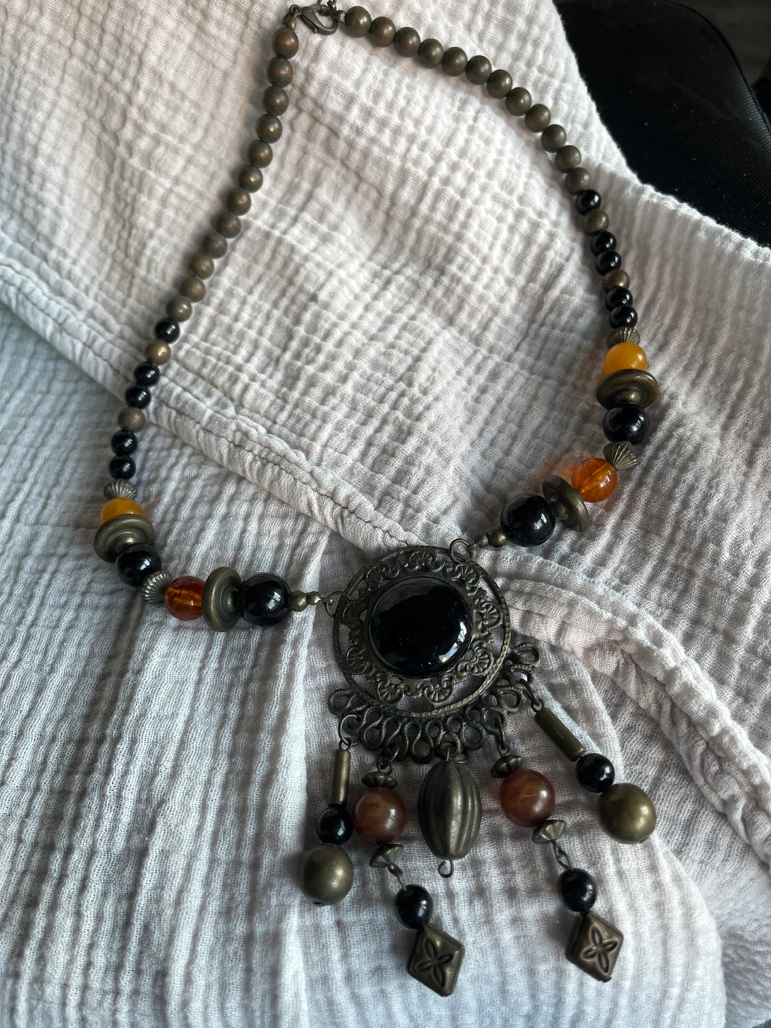 Beaded Pendant Necklace