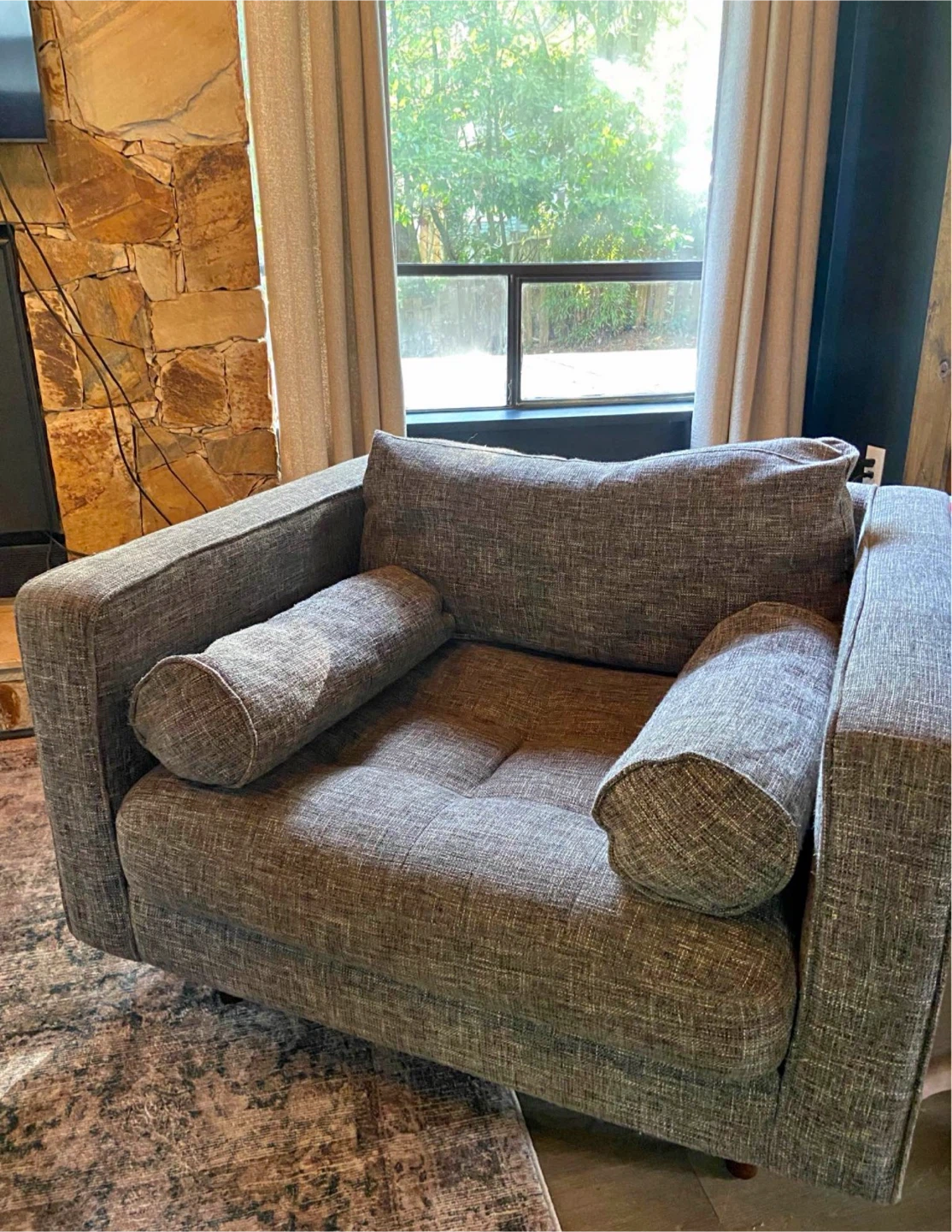 Article Sven Lounge Chair - Charcoal