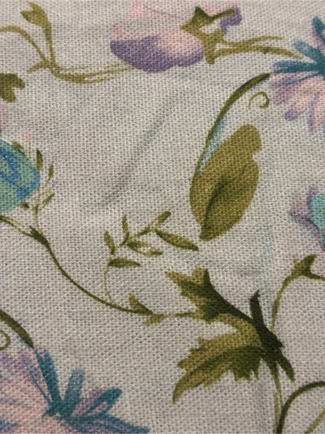 Light Blue Floral  linen - photo 4