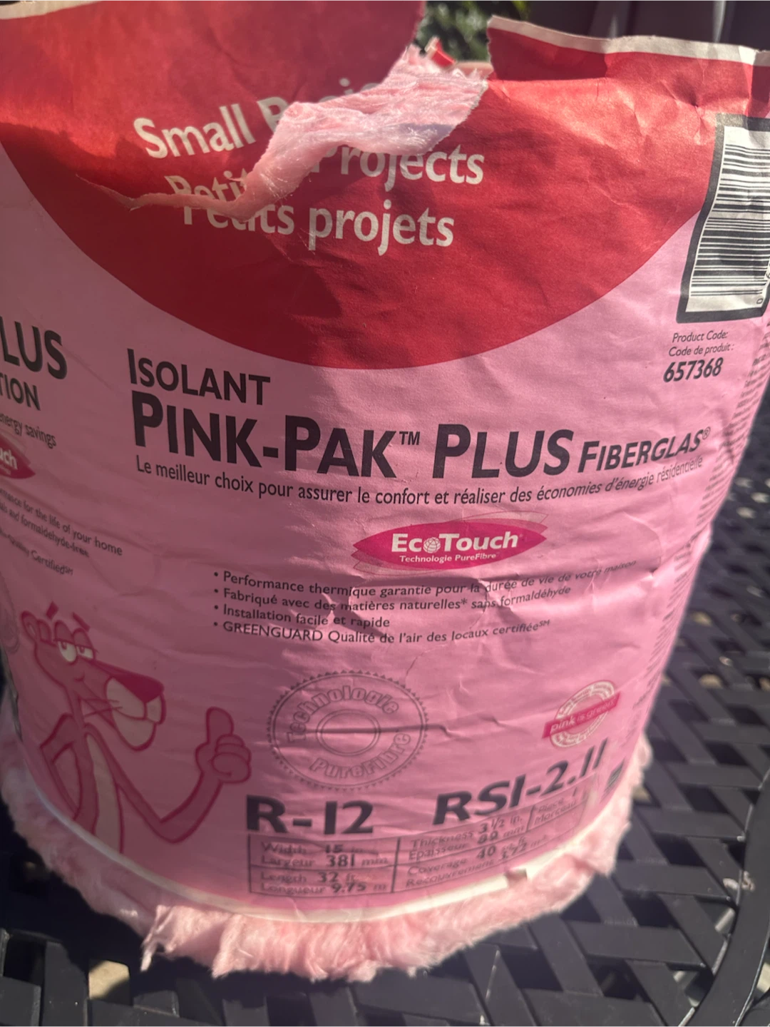 Owens Corning PINK-PAK PLUS Fiberglass Insulation R-12 - photo 4