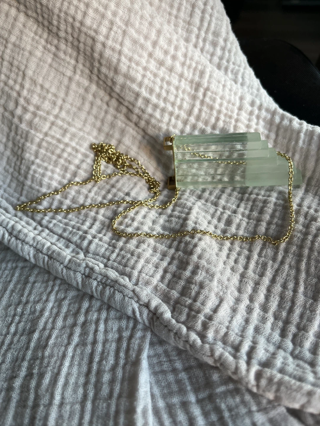 Geometric Layered Pendant Necklace
