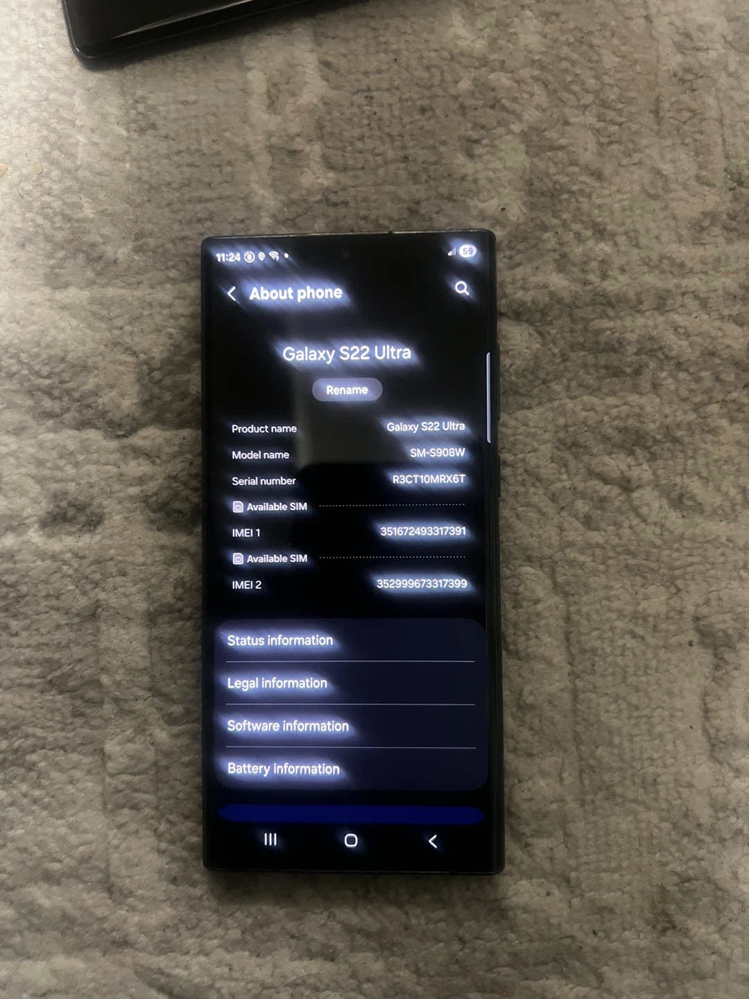 Samsung Galaxy S22 Ultra Smartphone - photo 2