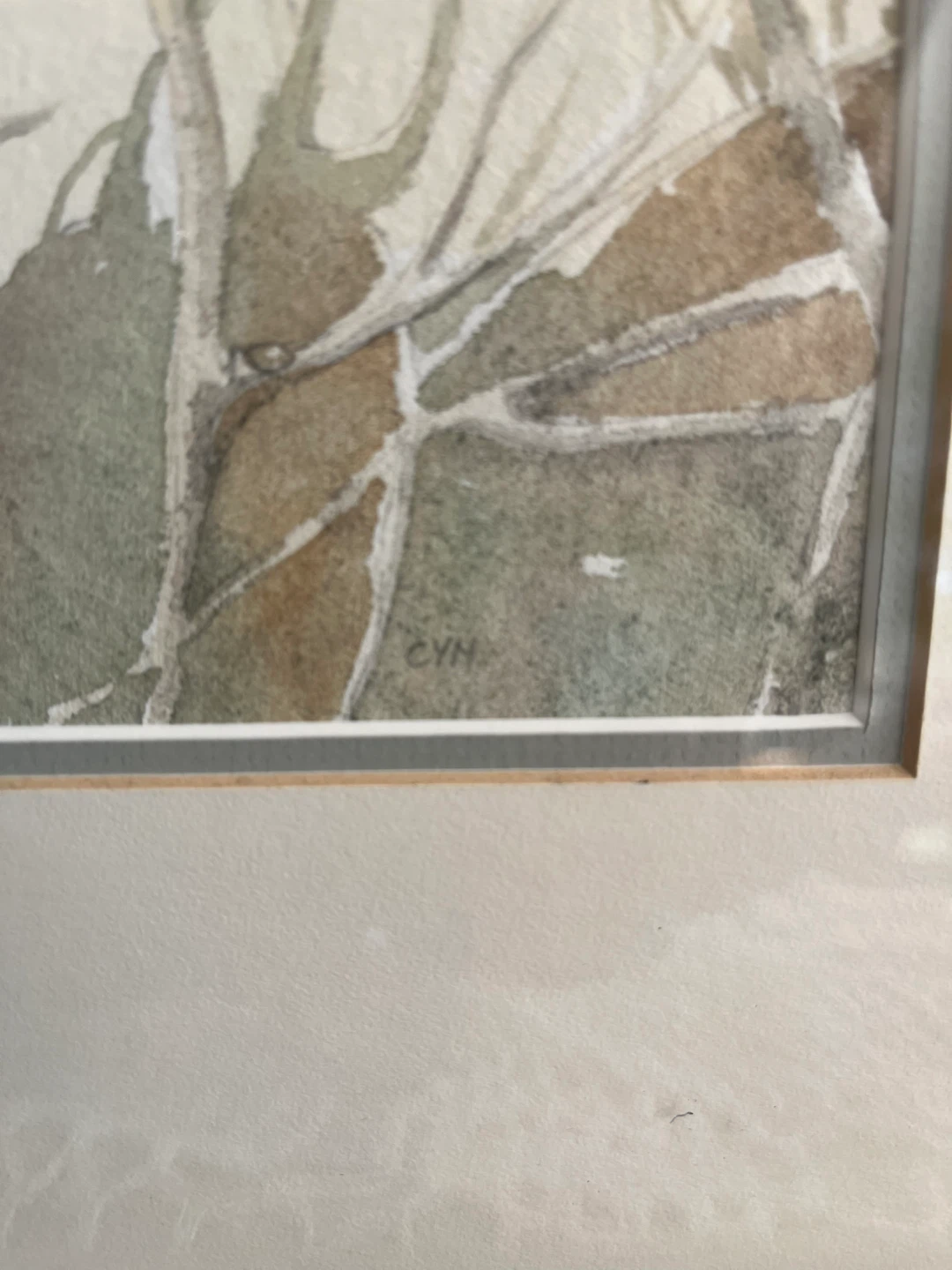 Art- Original Art- Watercolor by Cyn, framed to 22”x27” - photo 2