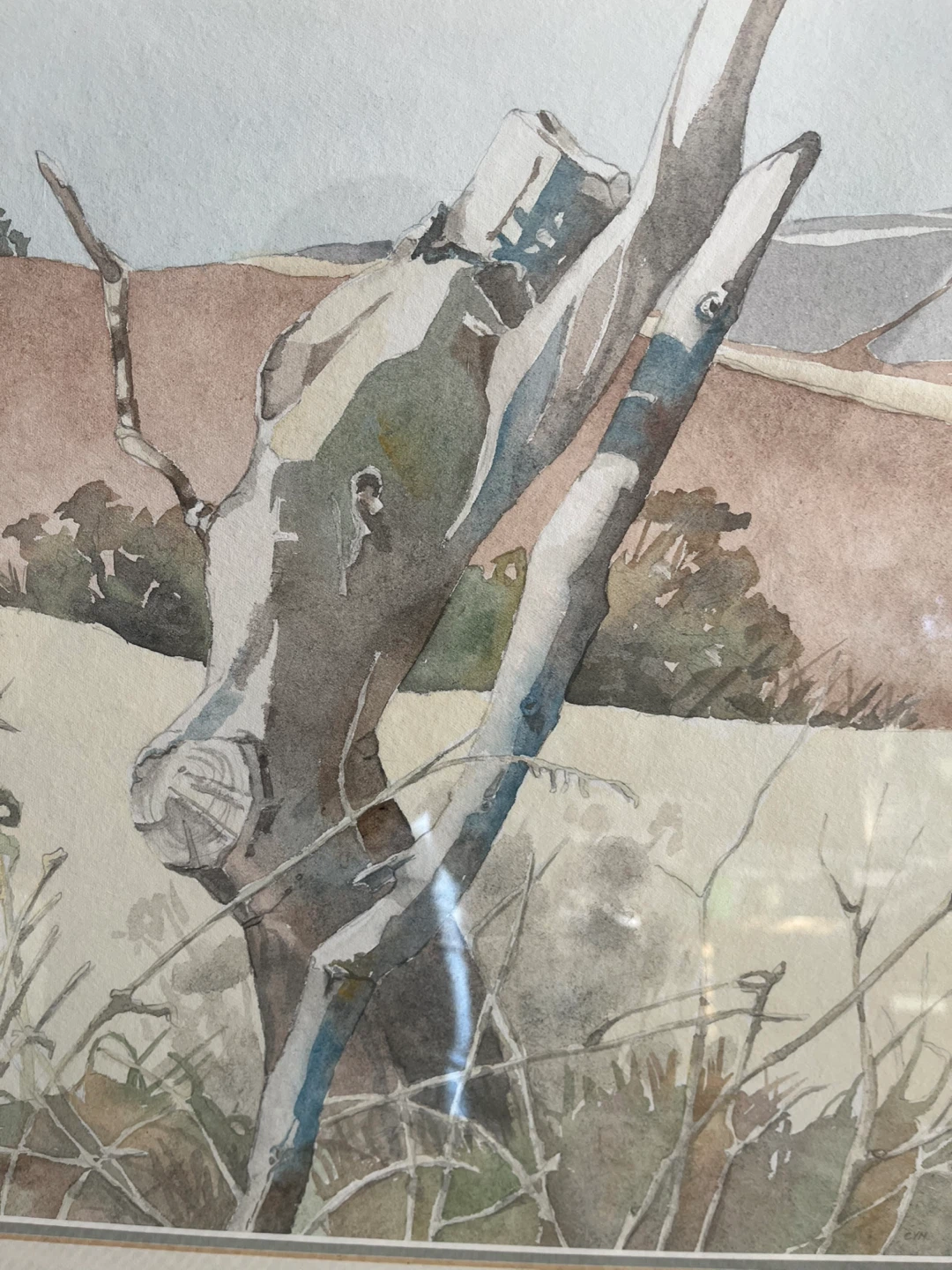 Art- Original Art- Watercolor by Cyn, framed to 22”x27” - photo 4