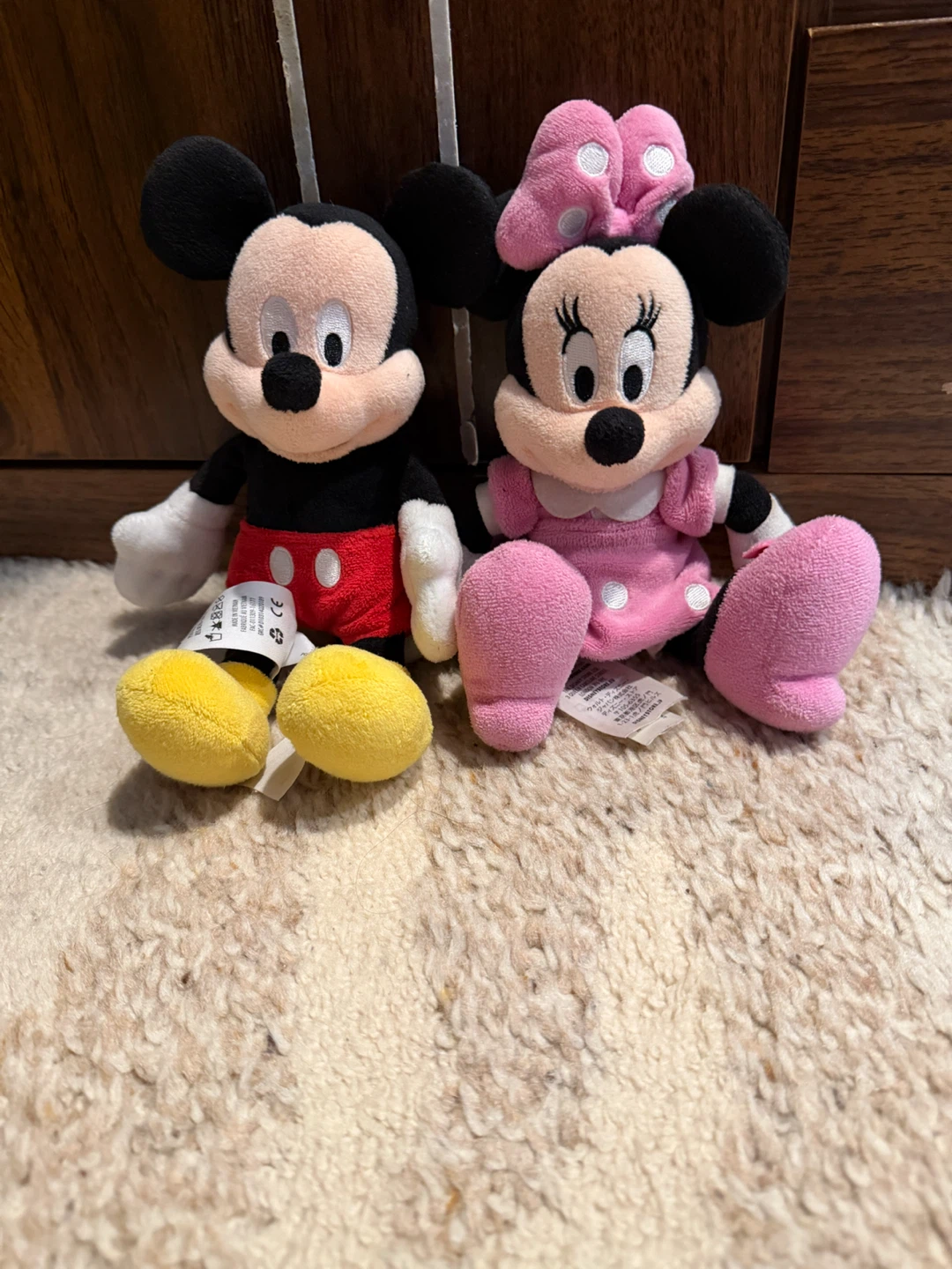 Mickey and Minnie Mouse Plush Toys